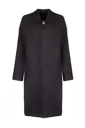 Long black virgin wool coat MAURO GRIFONI | GV16004414003